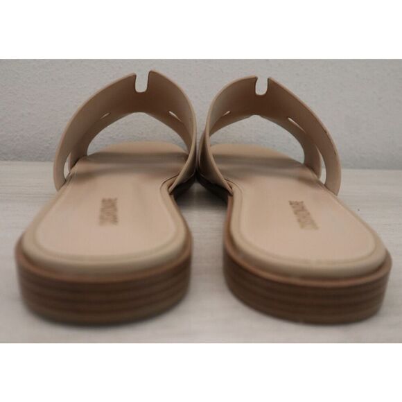 Cushionaire Women's Sz 12W Tan Voyage Slide Sandals + Memory Foam - Picture 12 of 16